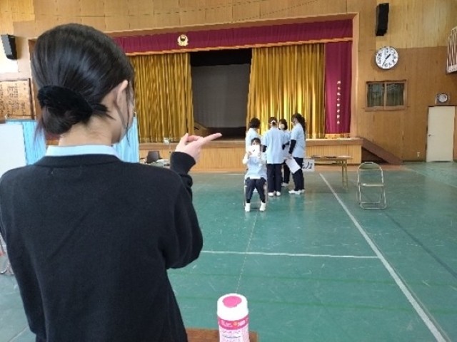 【開始時間まで自主練習】